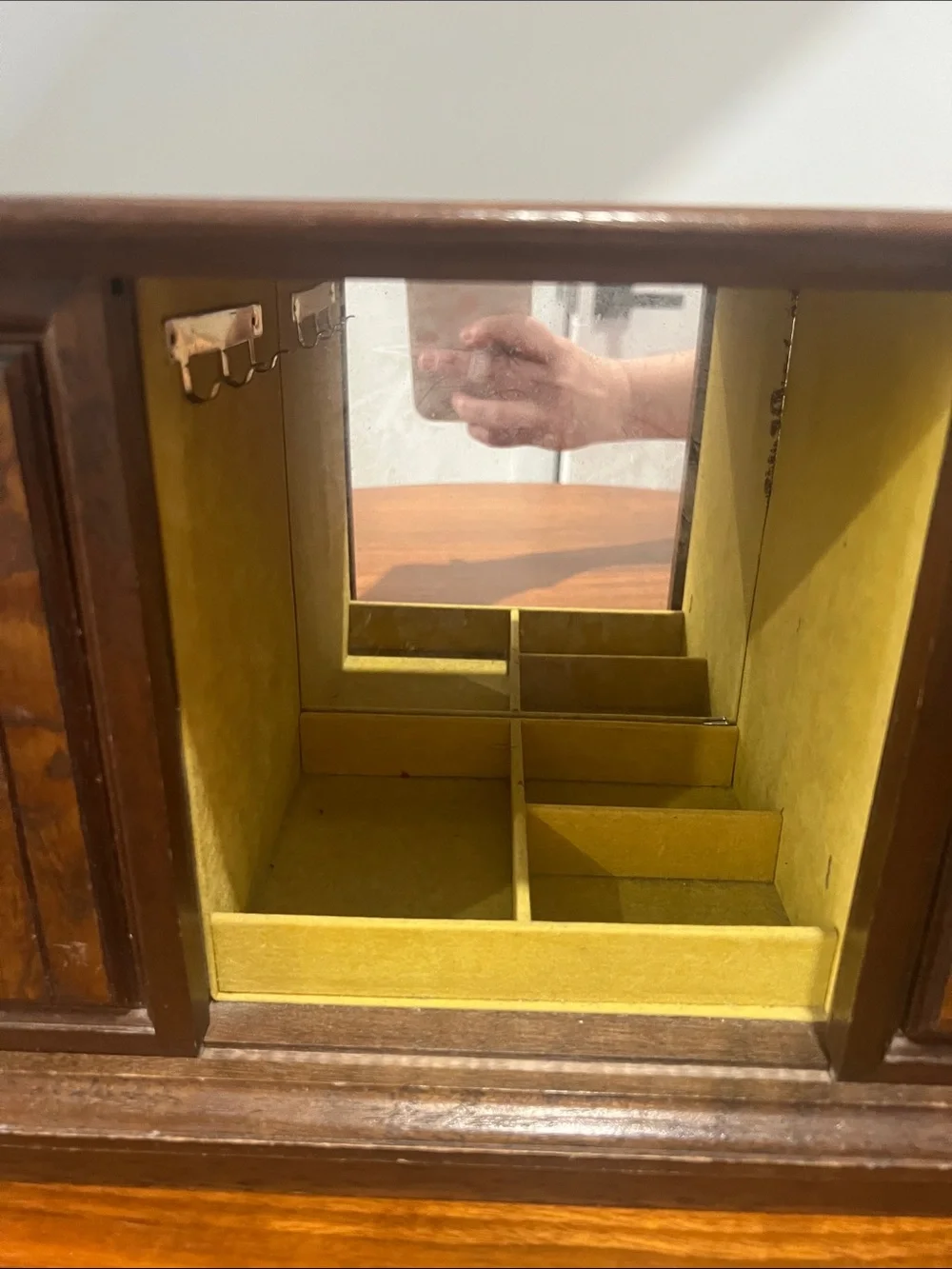 Vintage Wooden Jewelry Box